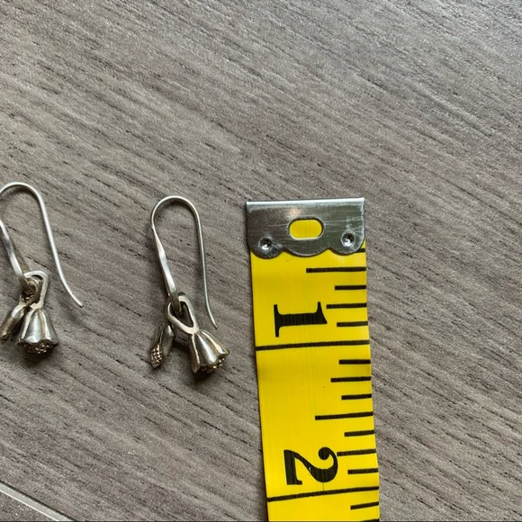 Floral Drop Earrings - Picture 3 of 3